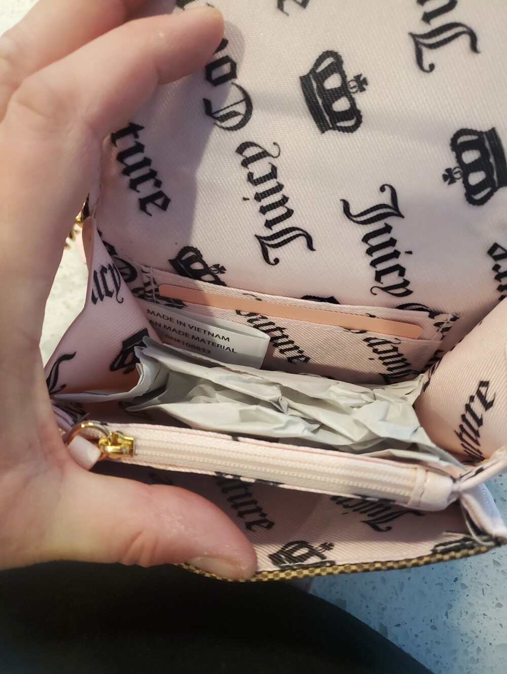 Juicy Couture "Juicy Run The World" Mini Bag - Picture 3 of 4